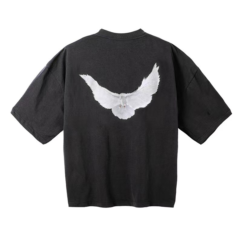 Yeezy Gap Engineered by Balenciaga Dove 3/4 Sleeve T-Shirt – Black